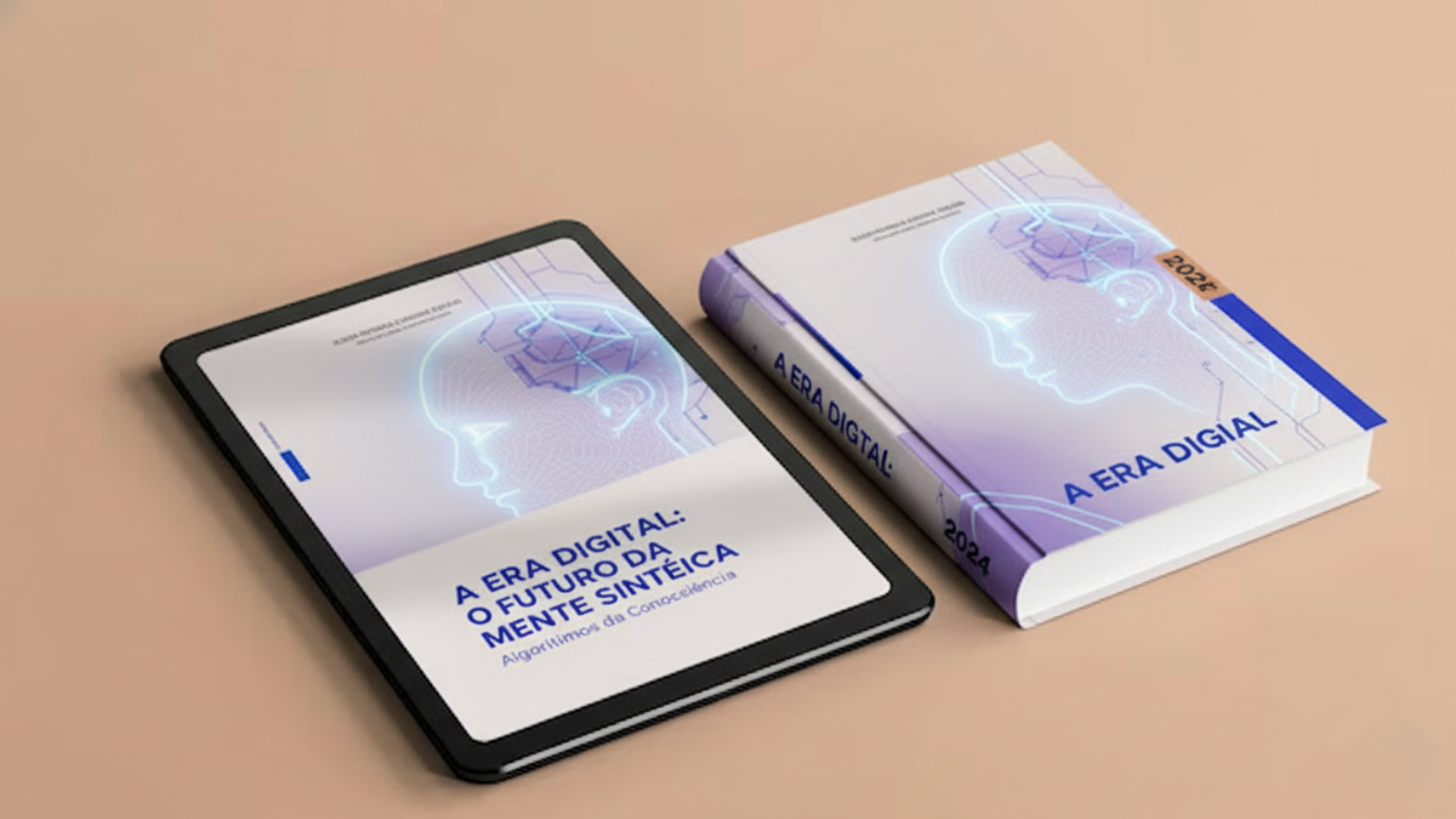 Exemplo de capa gerada por IA