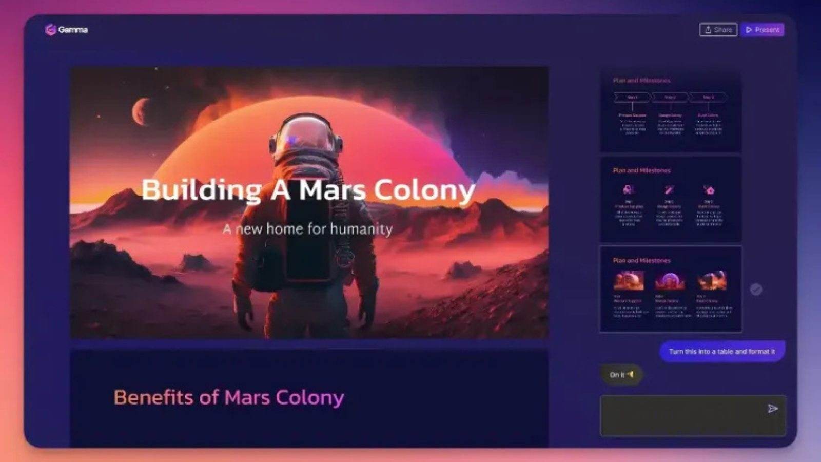 Criador de Slides com IA