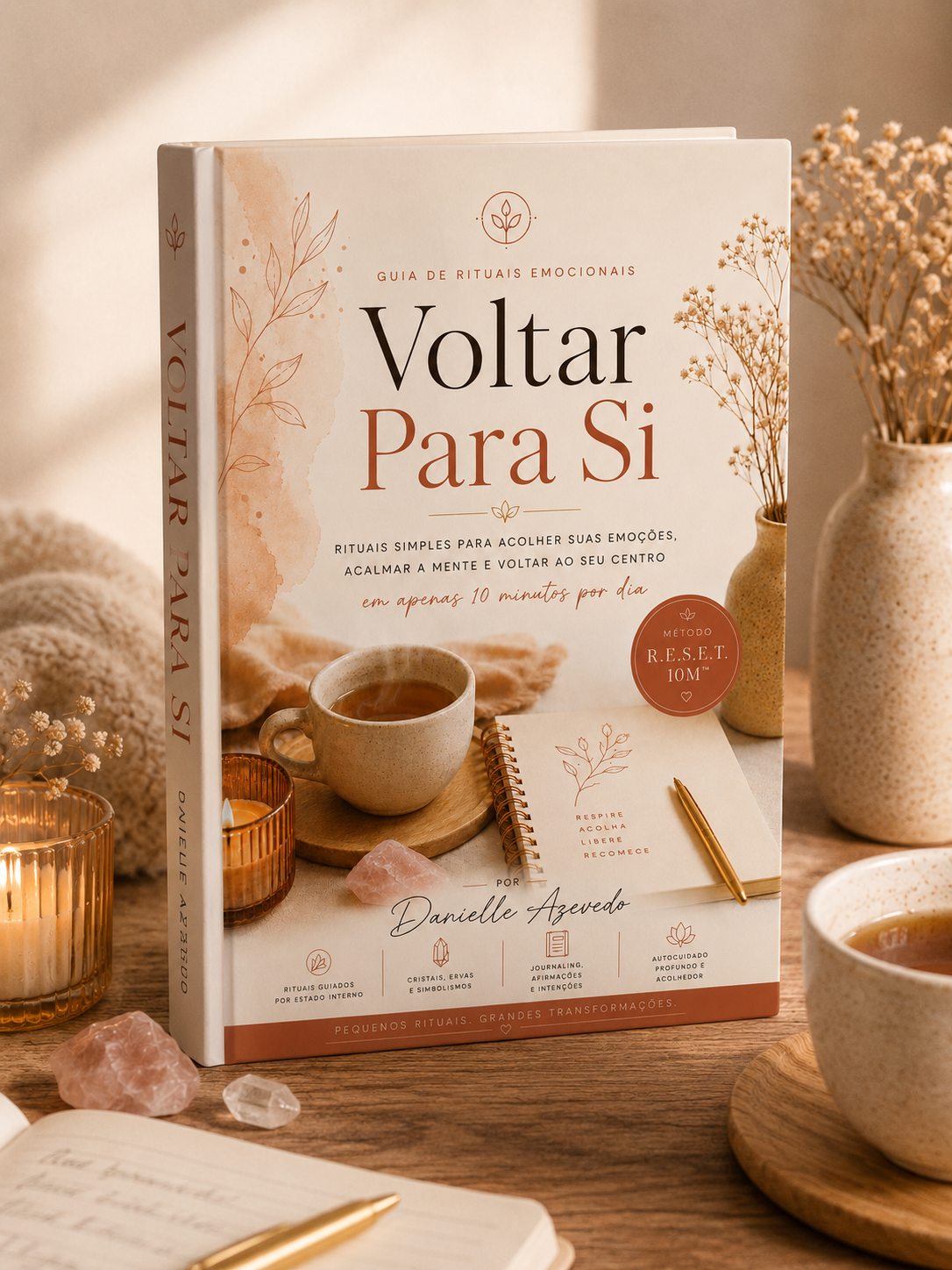 Mockup do e-book Voltar Para Si